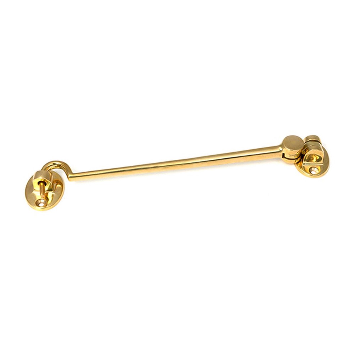 From The Anvil - Polished Brass 8" Cabin Hook