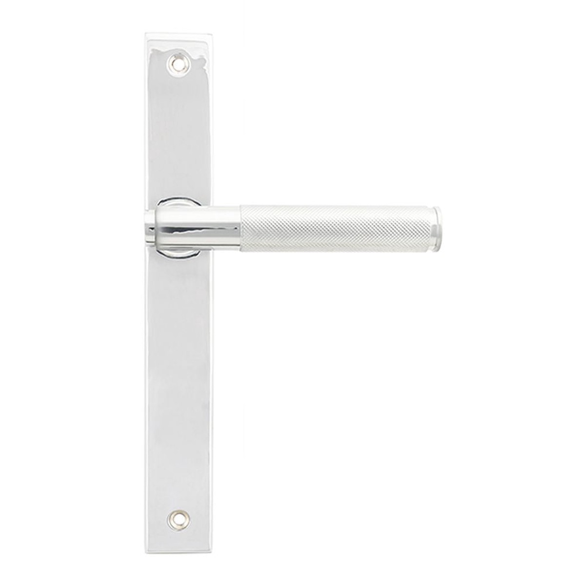 From The Anvil - Polished Chrome Brompton Slimline Lever Espag. Latch Set