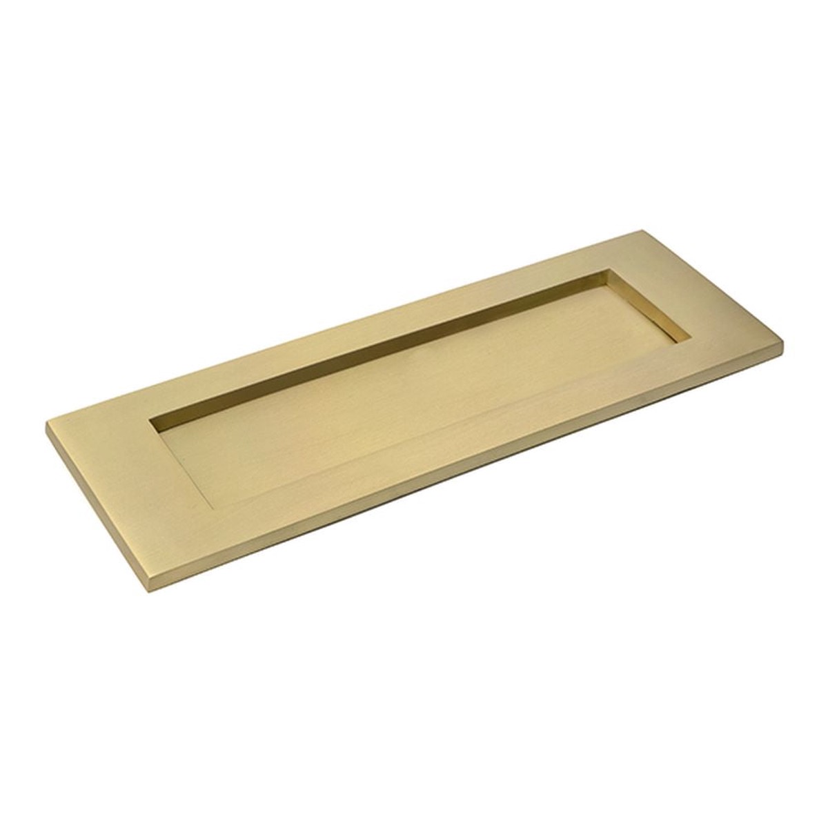 From The Anvil - Satin Brass Large Letter Plate