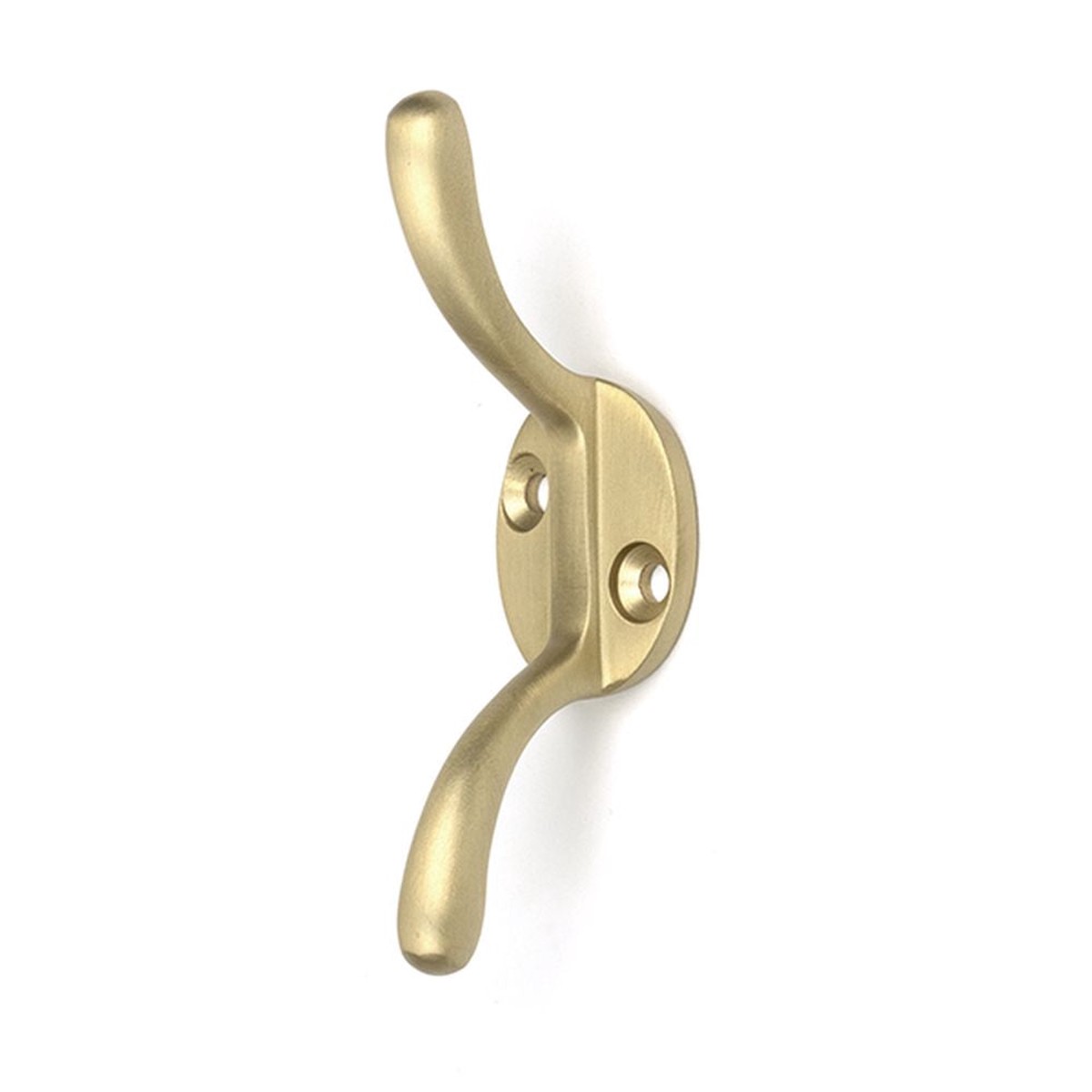 From The Anvil - Satin Brass Newbury Cleat Hook