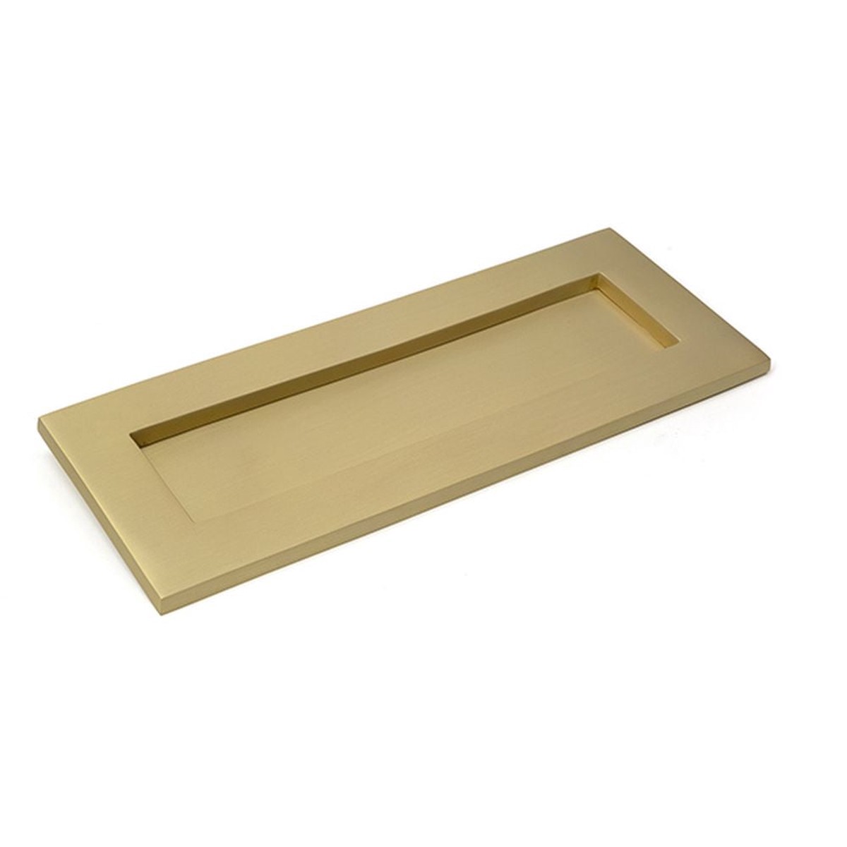From The Anvil - Satin Brass Small Letter Plate