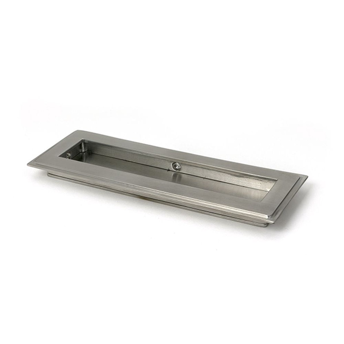 From The Anvil - Satin Marine SS (316) 175mm Art Deco Rectangular Pull