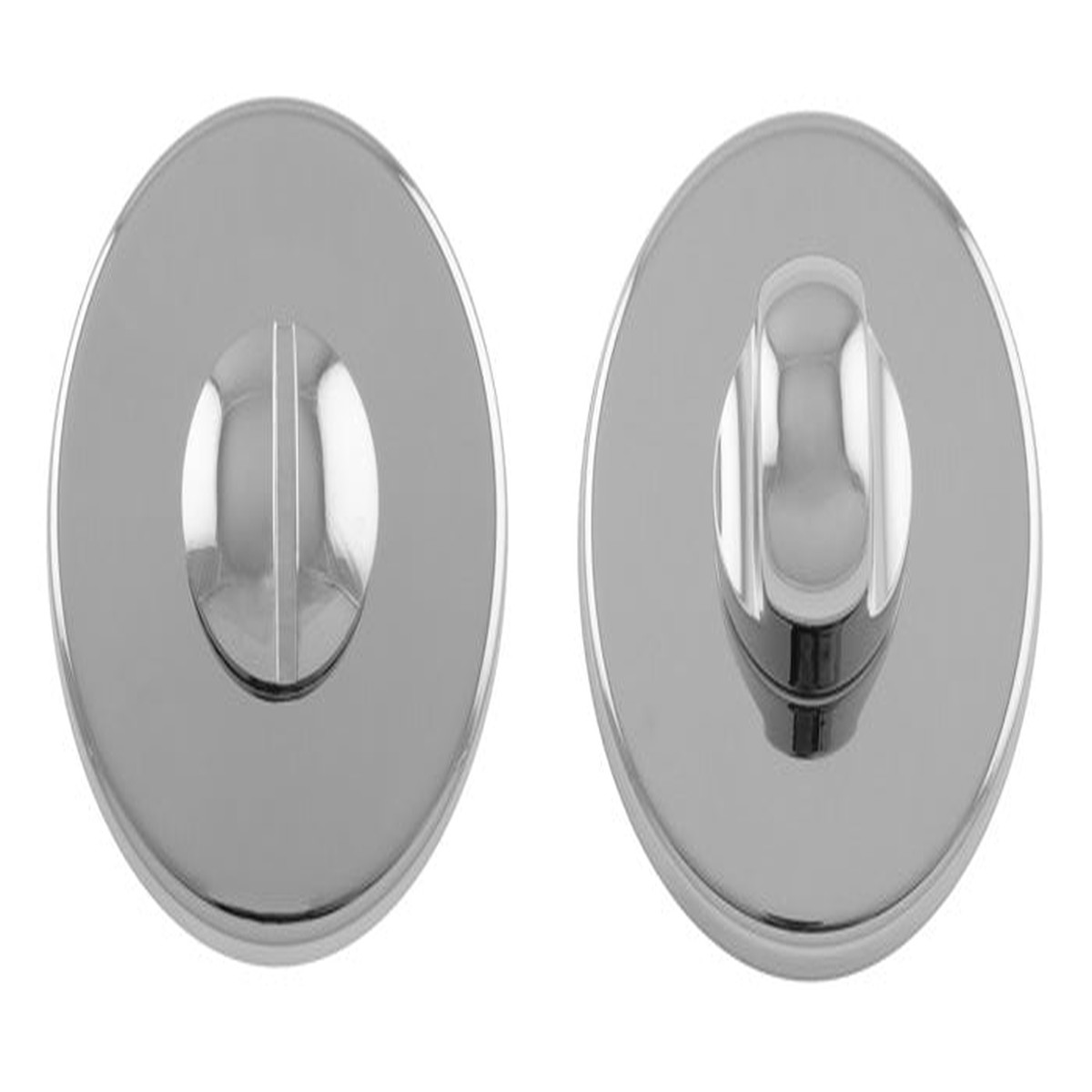 Manital - Turn and Release on Concealed Fix Round Rose-Polished Chrome