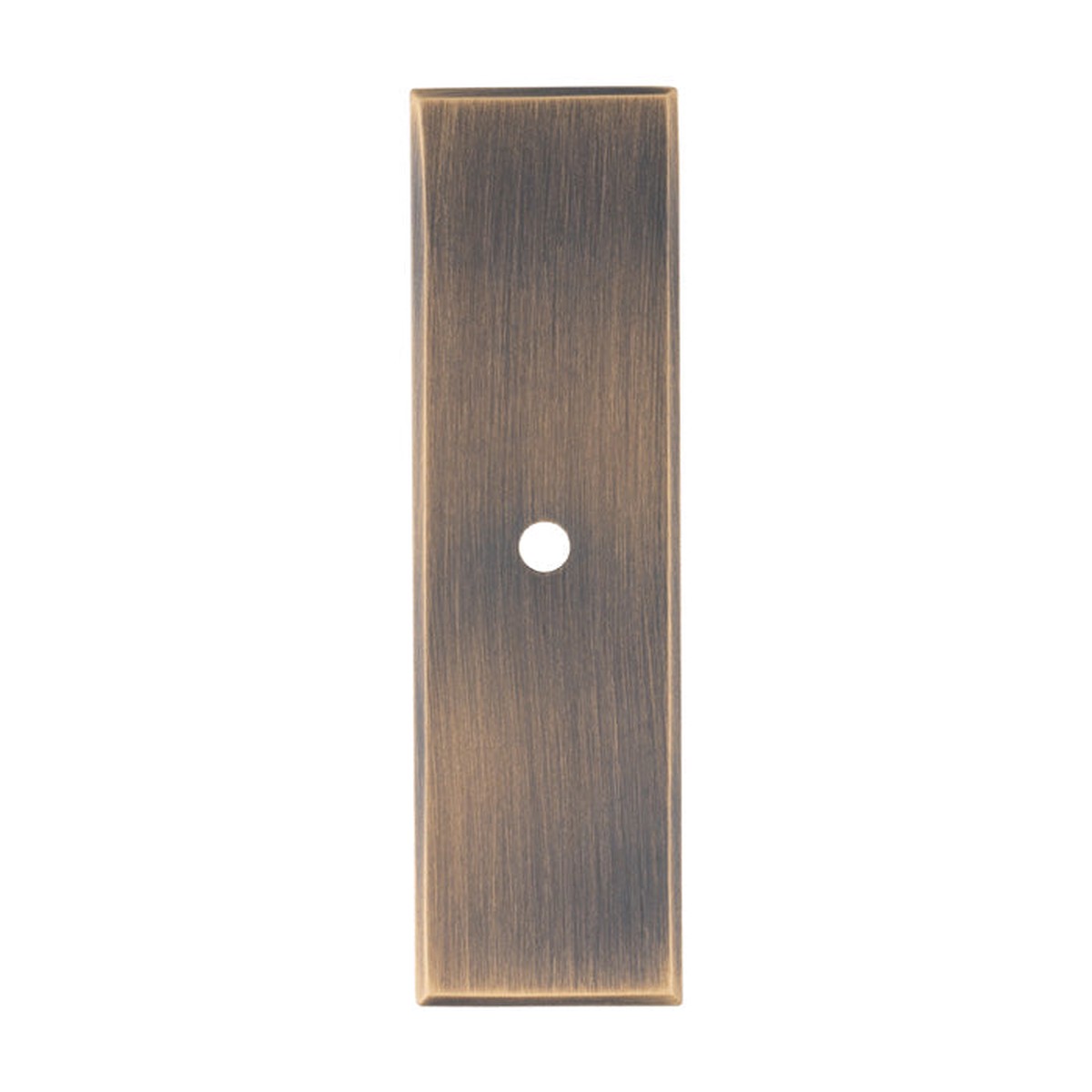 Alexander & Wilks - Rectangular Cabinet Knob Backplate-Antique Brass