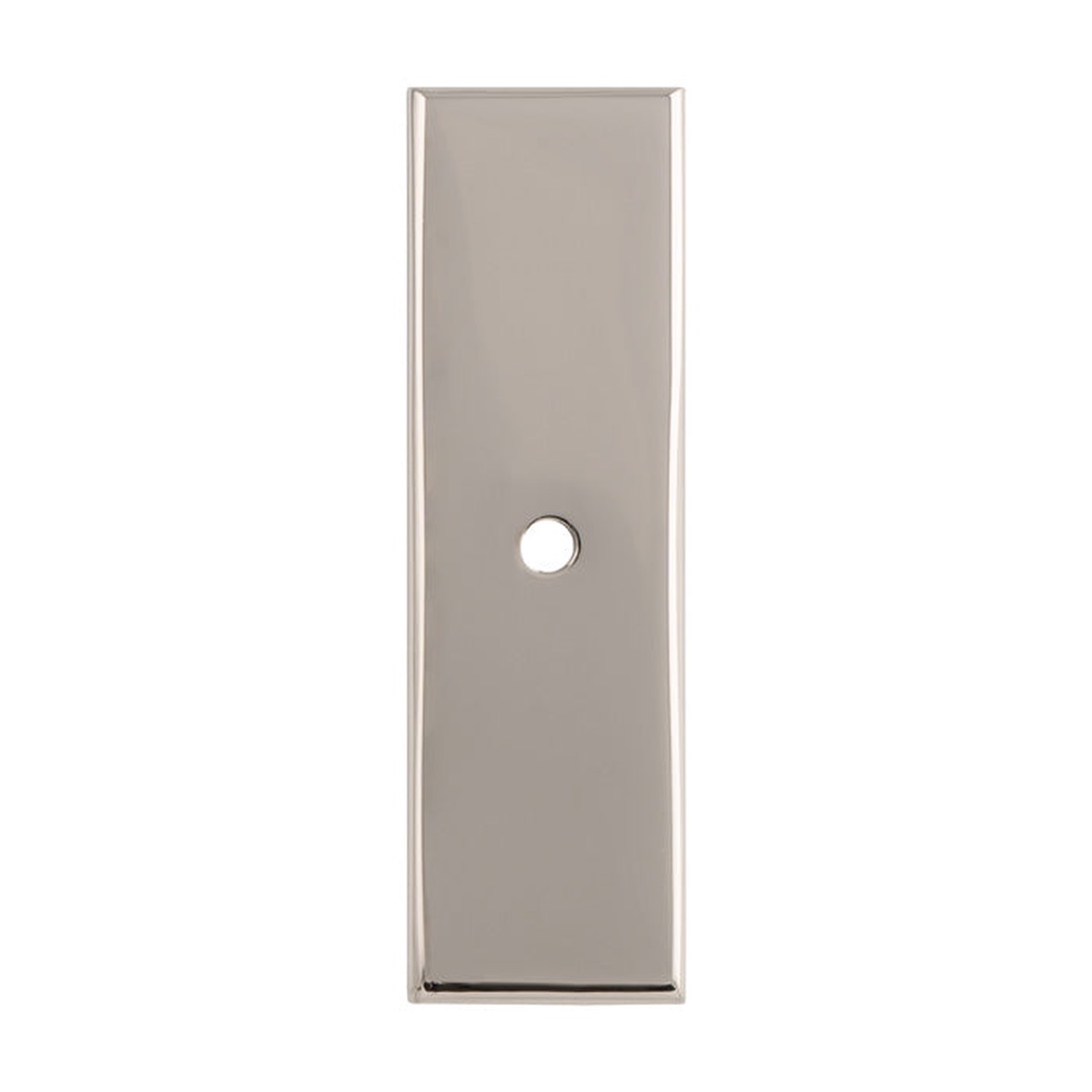 Alexander & Wilks - Rectangular Cabinet Knob Backplate-Polished Nickel