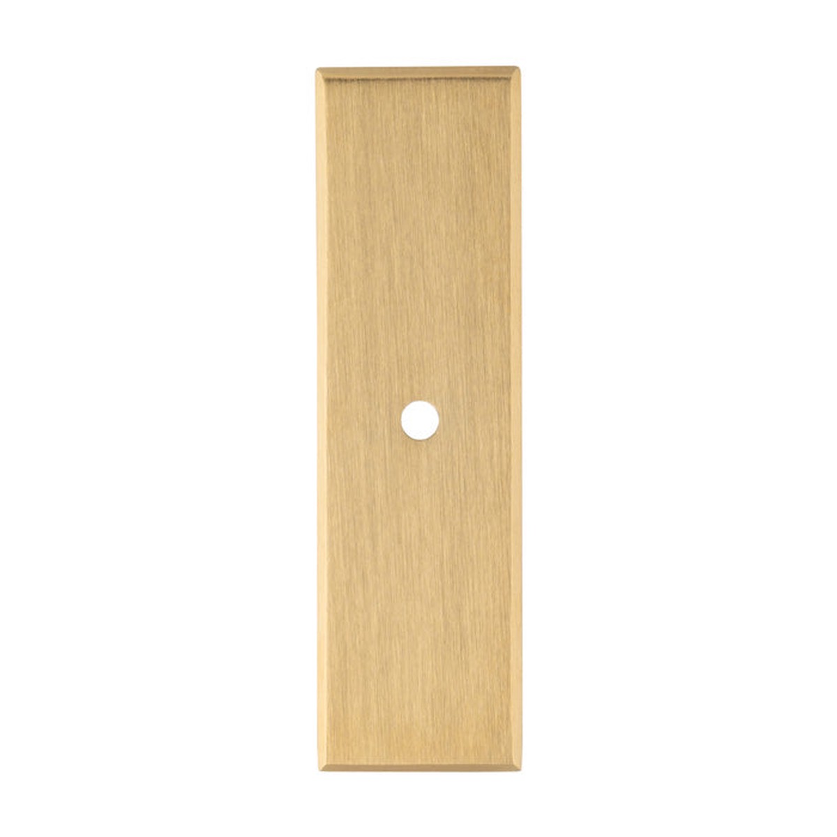 Alexander & Wilks - Rectangular Cabinet Knob Backplate-Satin Brass Pvd