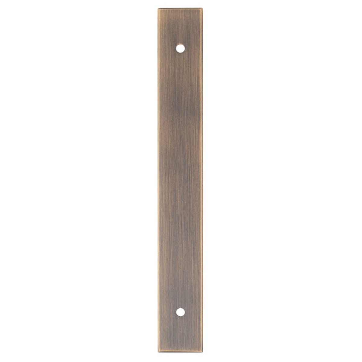 Alexander & Wilks - Rectangular Cabinet Pull Backplate 168X22X3mm - 128mm C/C - Antique Brass