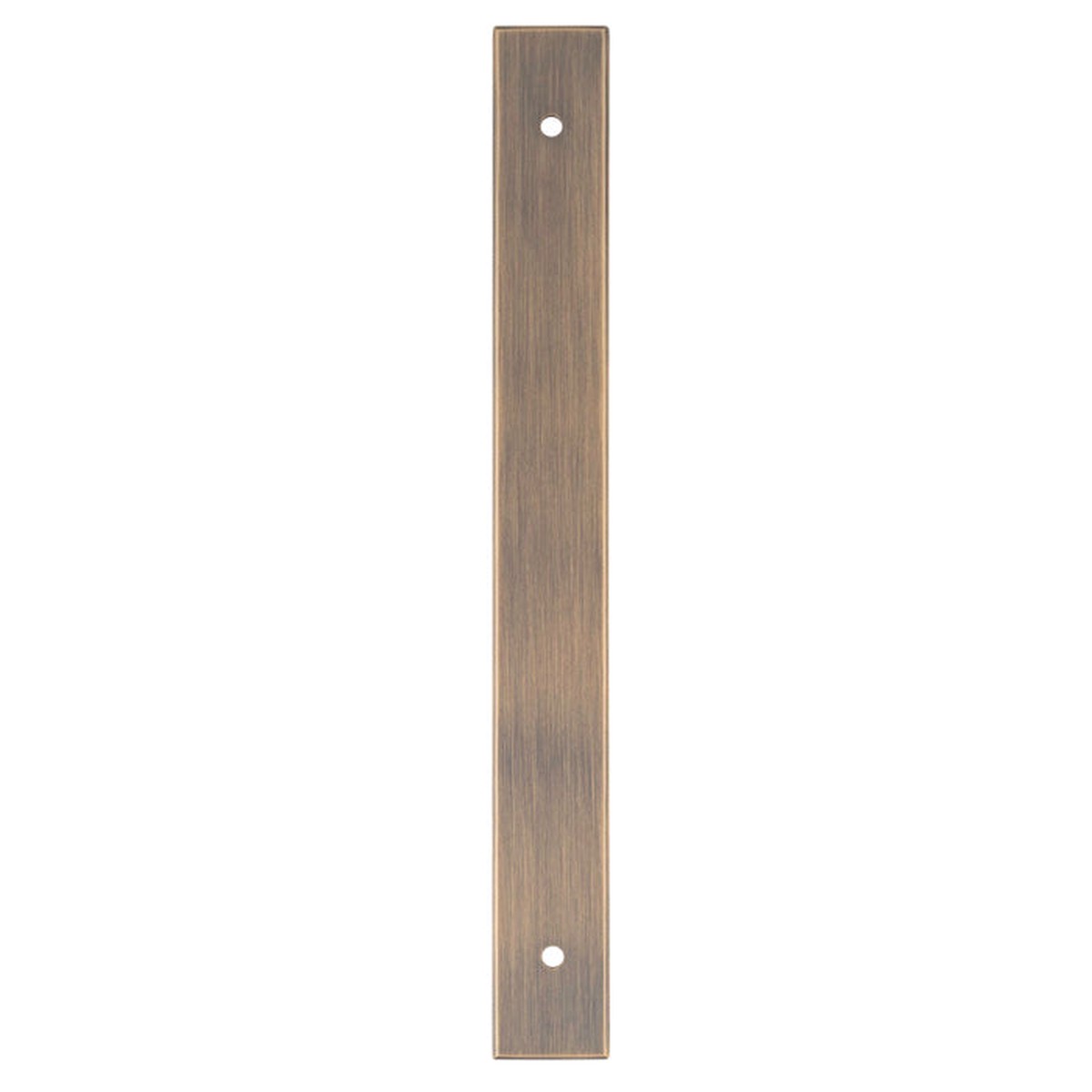 Alexander & Wilks - Rectangular Cabinet Pull Backplate 200X22X3mm - 160mm C/C - Antique Brass