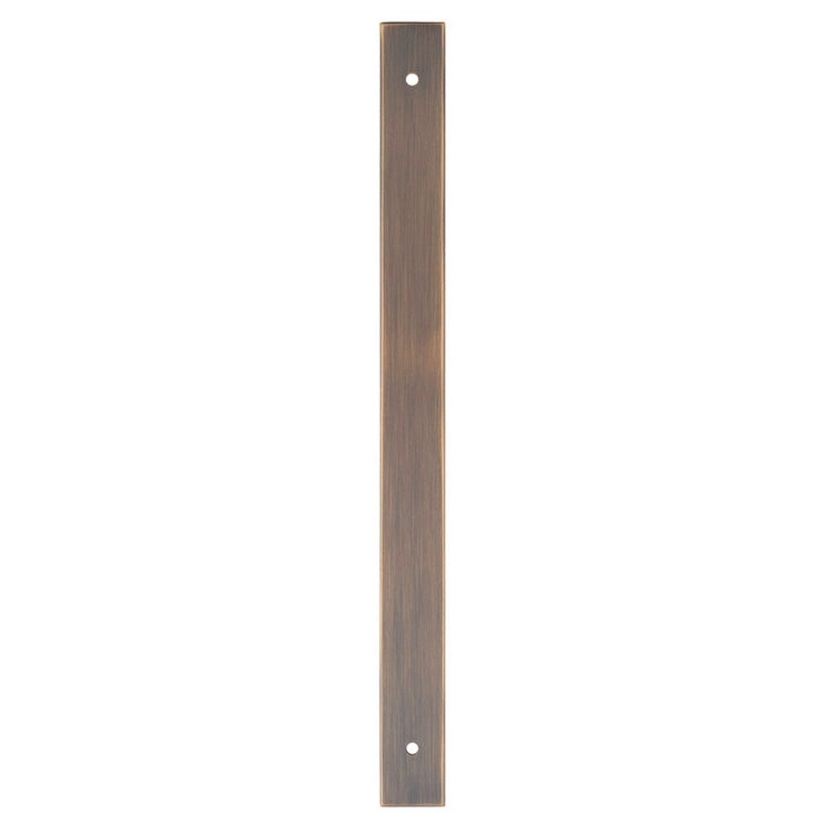 Alexander & Wilks - Rectangular Cabinet Pull Backplate 264X22X3mm - 224mm C/C - Antique Brass