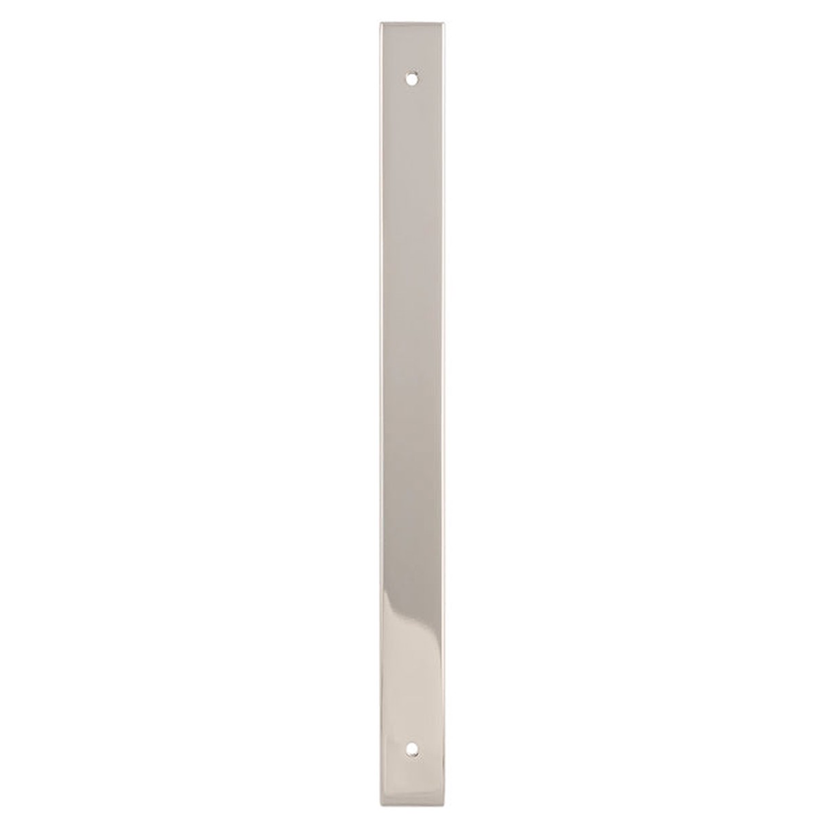 Alexander & Wilks - Rectangular Cabinet Pull Backplate-Polished Nickel-264X22X3mm - 224mm C/C