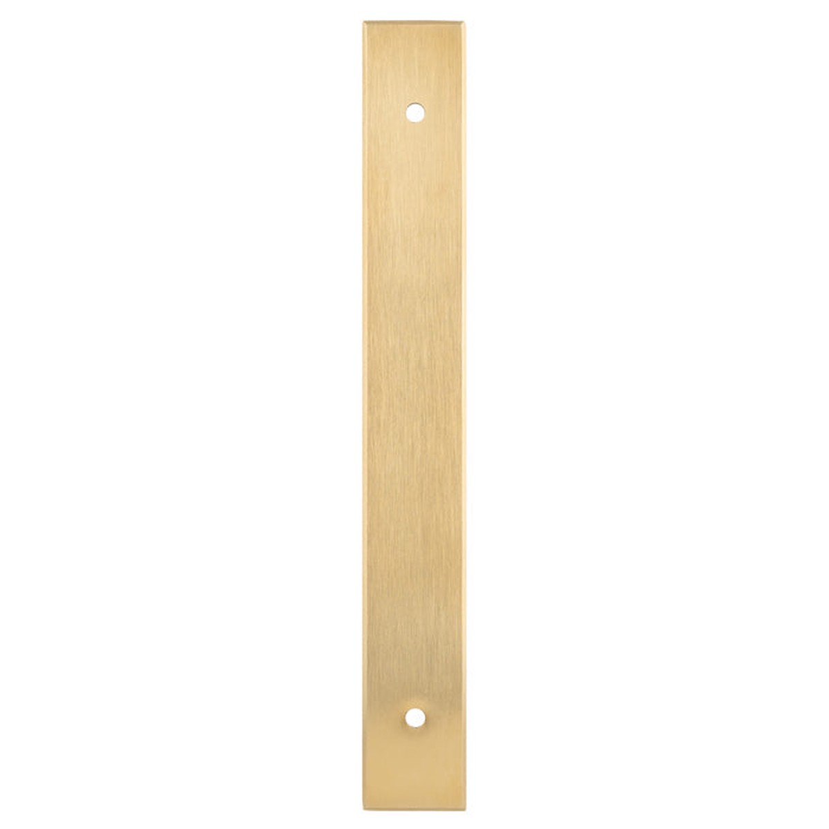 Alexander & Wilks - Rectangular Cabinet Pull Backplate-Satin Brass Pvd-168X22X3mm - 128mm C/C