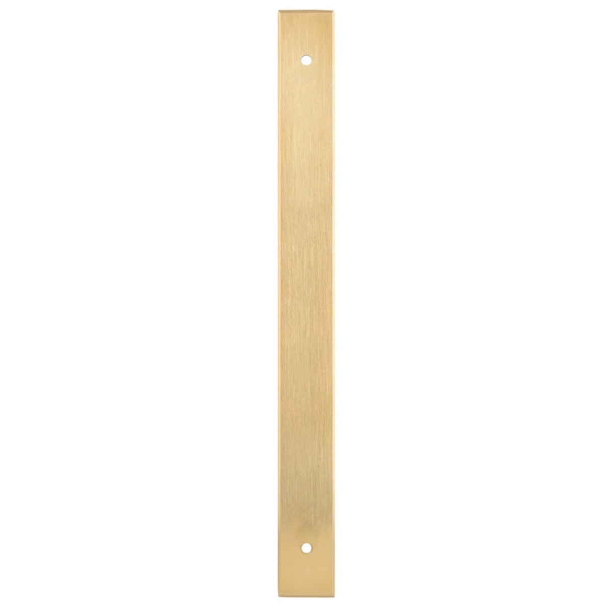 Alexander & Wilks - Rectangular Cabinet Pull Backplate-Satin Brass Pvd-232X22X3mm - 192mm C/C