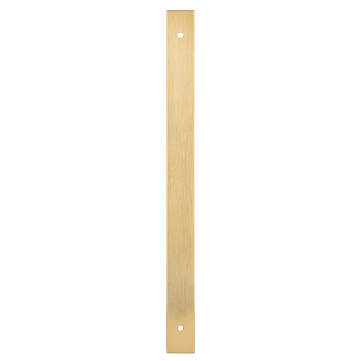 Alexander & Wilks - Rectangular Cabinet Pull Backplate-Satin Brass Pvd-264X22X3mm - 224mm C/C