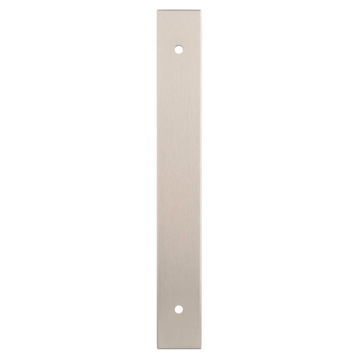 Alexander & Wilks - Rectangular Cabinet Pull Backplate-Satin Nickel-168X22X3mm - 128mm C/C