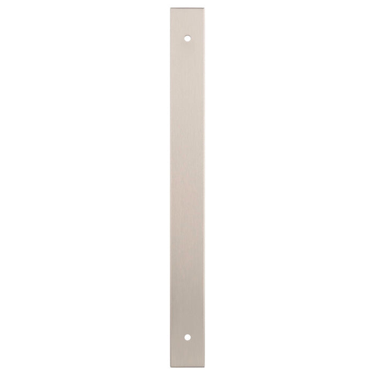 Alexander & Wilks - Rectangular Cabinet Pull Backplate-Satin Nickel-232X22X3mm - 192mm C/C