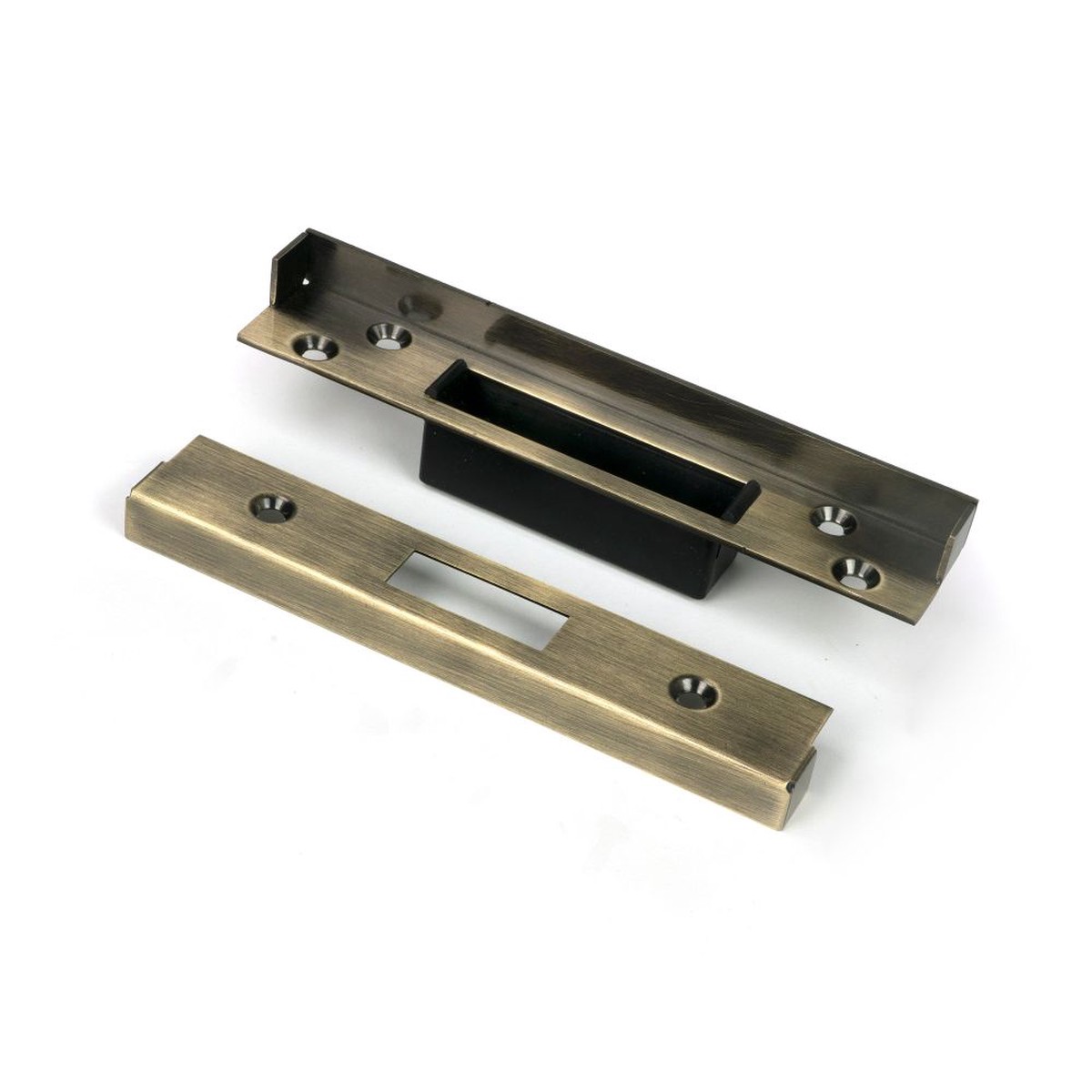 From The Anvil - 1/2" Rebate Kit for Dead Lock Aged Brass