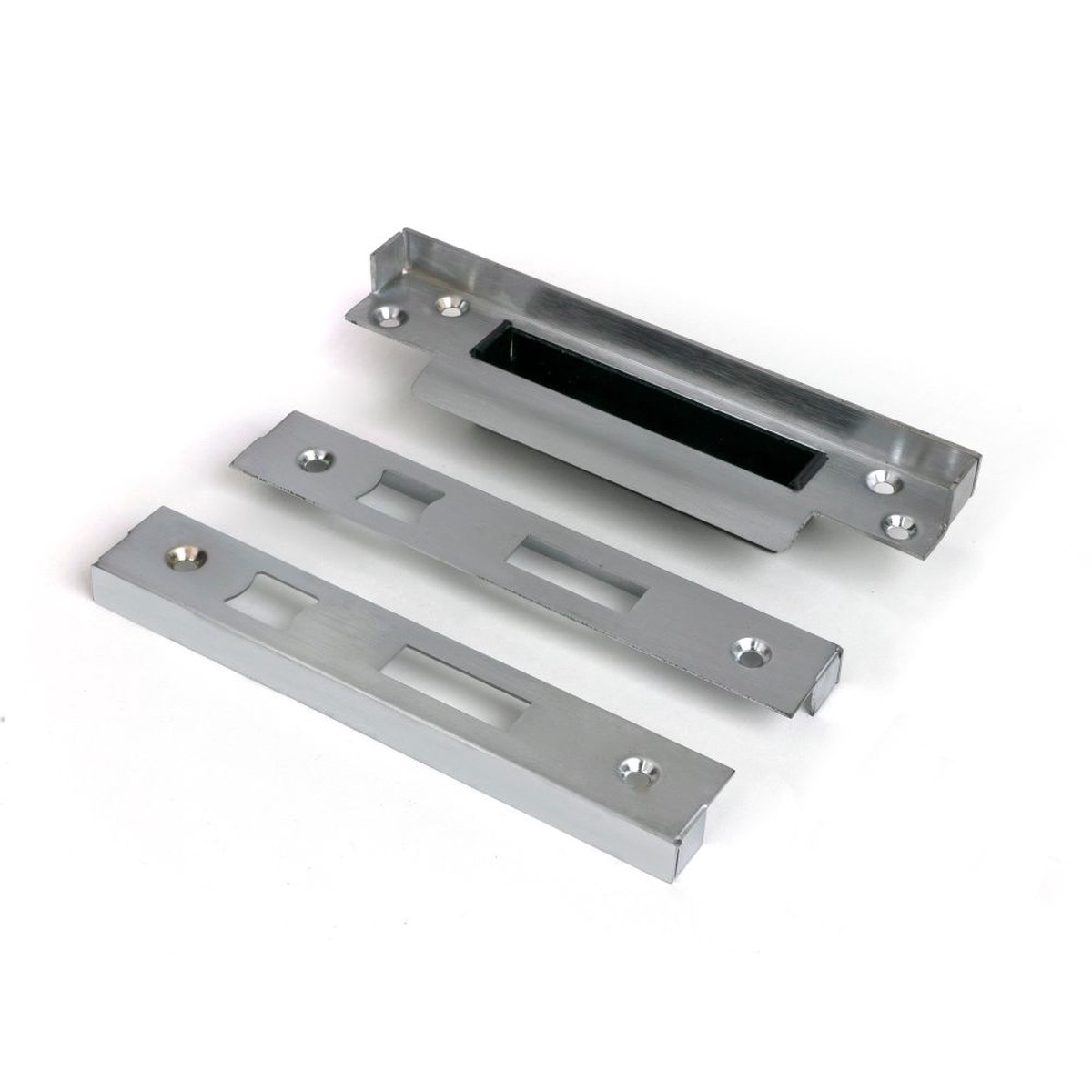 From The Anvil - 1/2" Rebate Kit for Sash Lock Satin Chrome