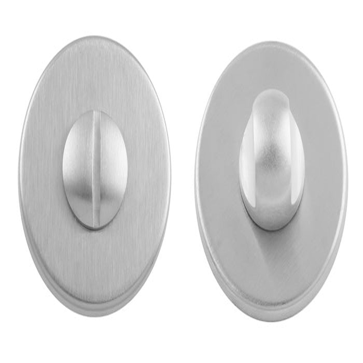 Manital - Turn and Release on Concealed Fix Round Rose-Satin Chrome