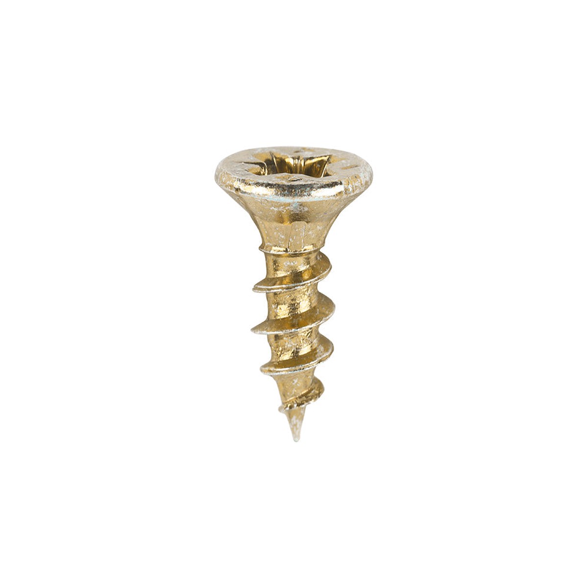 Timco - C2 Strong-Fix Screws - PZ - Double Countersunk - Sharp Point - Yellow 3.5 x 12mm - (200 PCS Box)