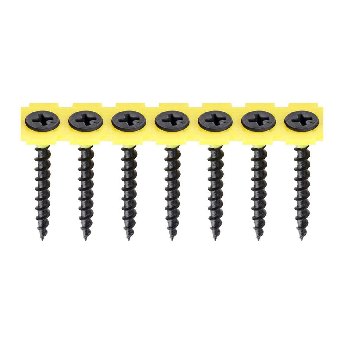 Timco - Collated Drywall Screws - PH - Bugle - Coarse Thread - Black 3.5 x 35mm - (1000 PCS Box)