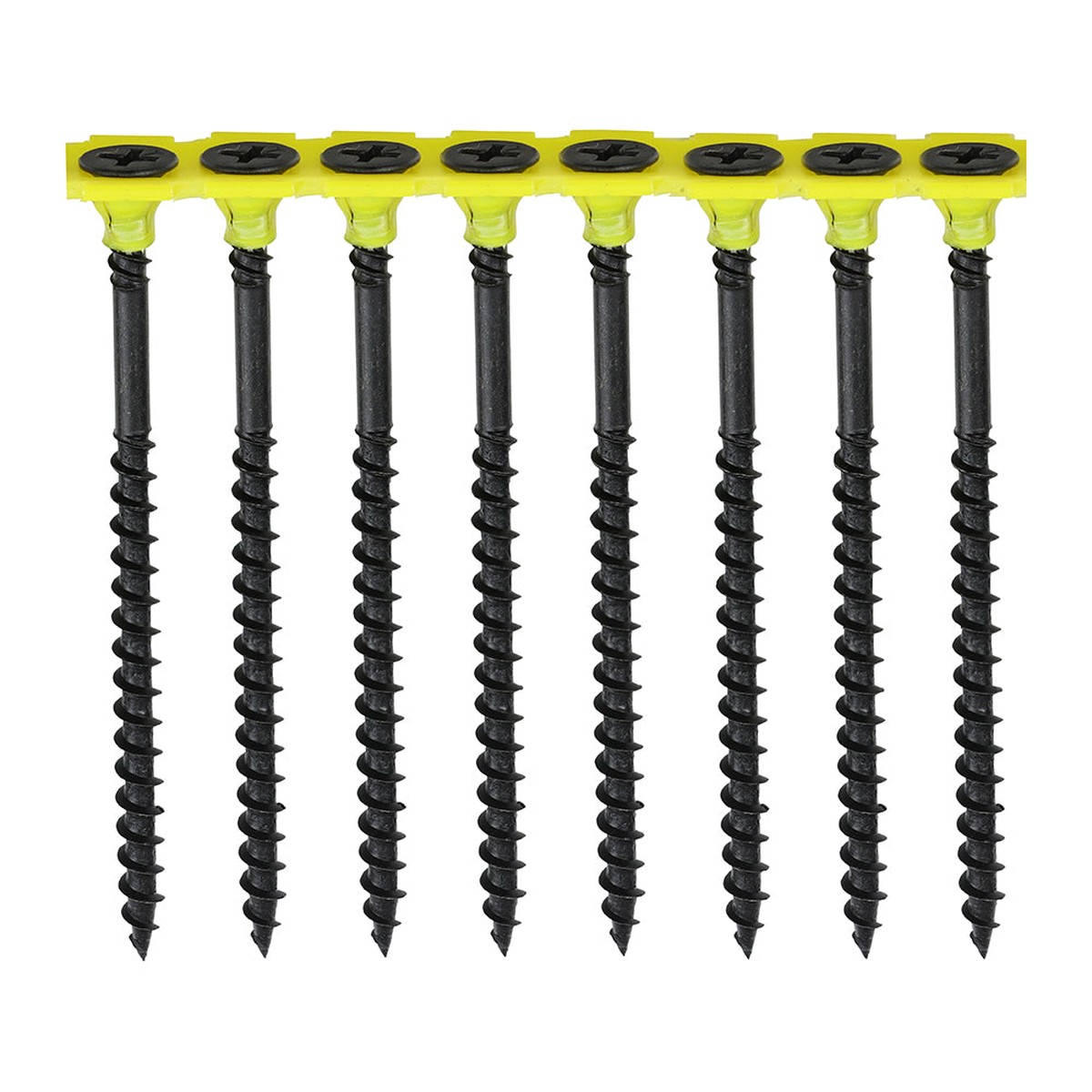 Timco - Collated Drywall Screws - PH - Bugle - Coarse Thread - Black 3.5 x 38mm - (1000 PCS Box)