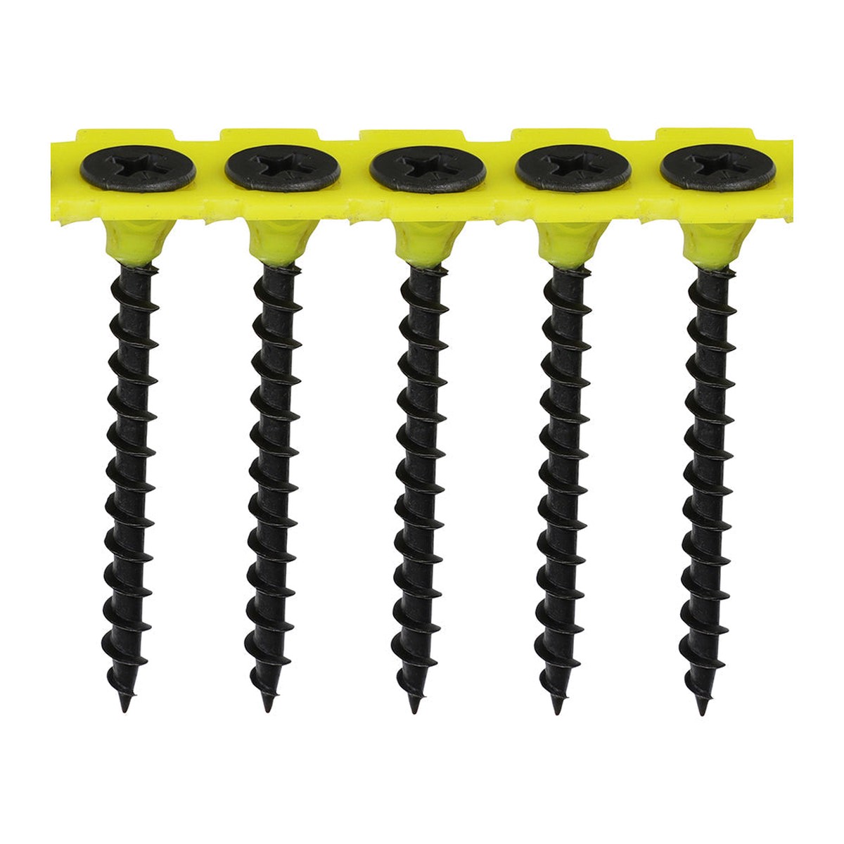 Timco - Collated Drywall Screws - PH - Bugle - Coarse Thread - Black 3.5 x 45mm - (1000 PCS Box)
