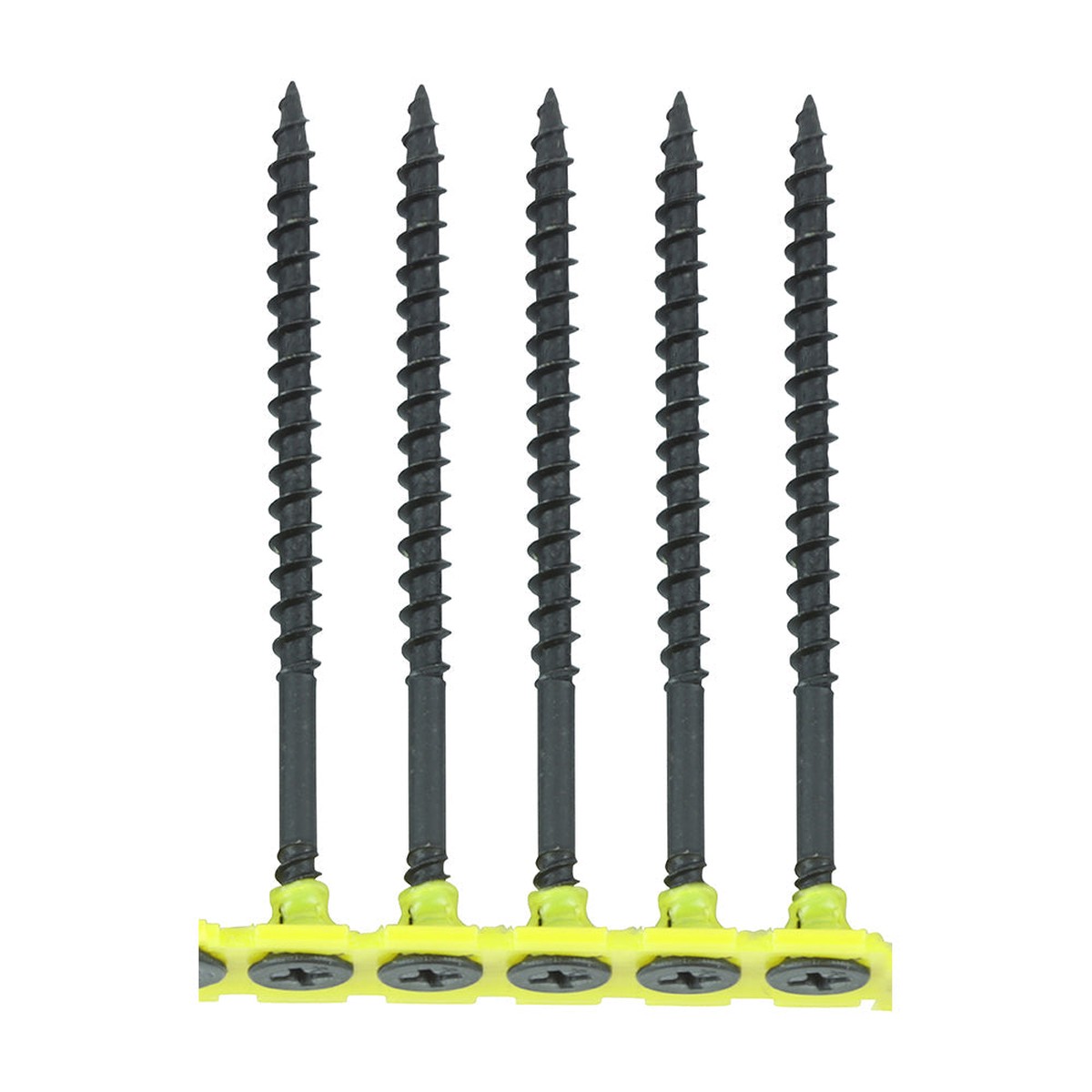 Timco - Collated Drywall Screws - PH - Bugle - Coarse Thread - Black 4.2 x 75mm - (500 PCS Box)