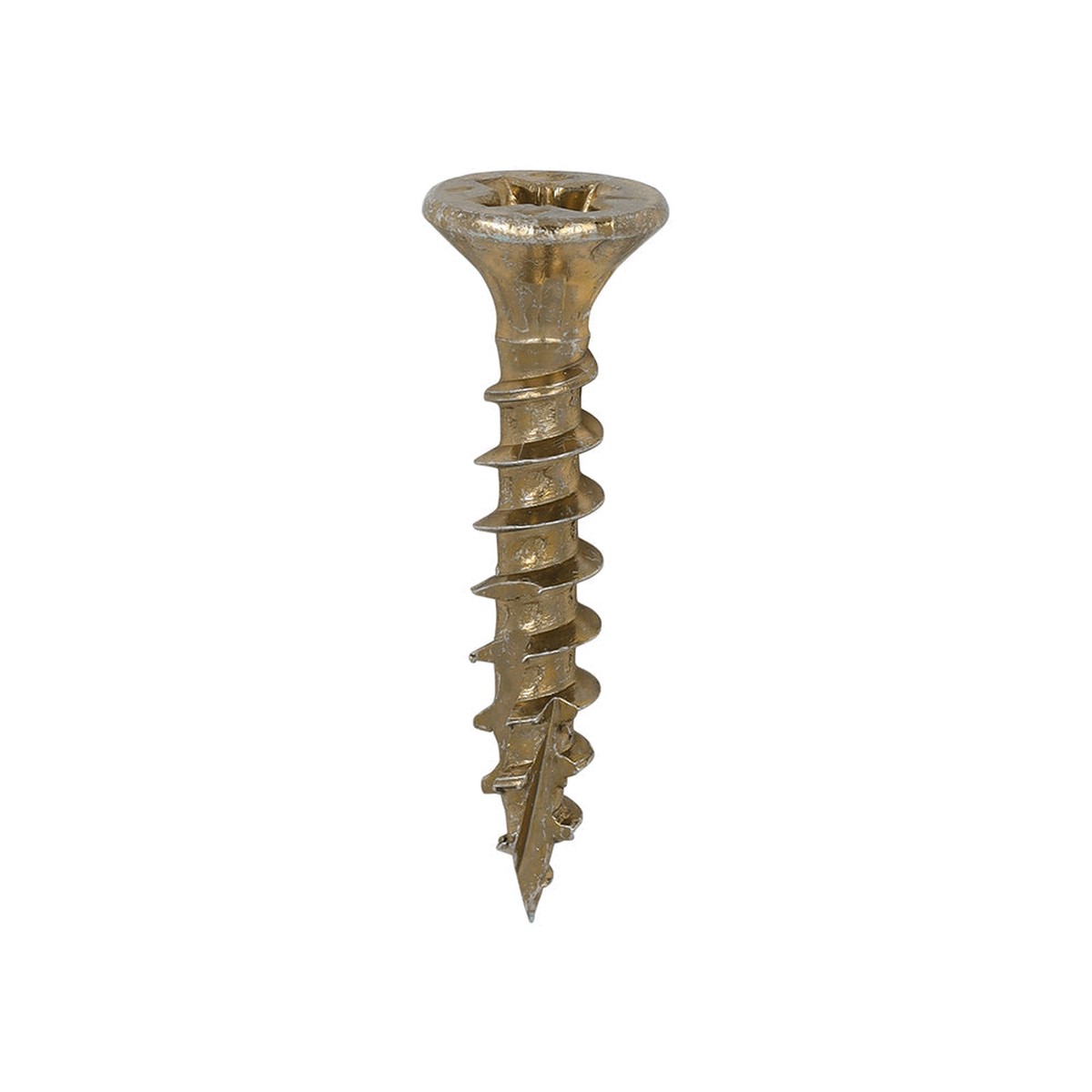 Timco - C2 Strong-Fix Screws - PZ - Double Countersunk - Sharp Point - Yellow 3.5 x 20mm - (200 PCS Box)