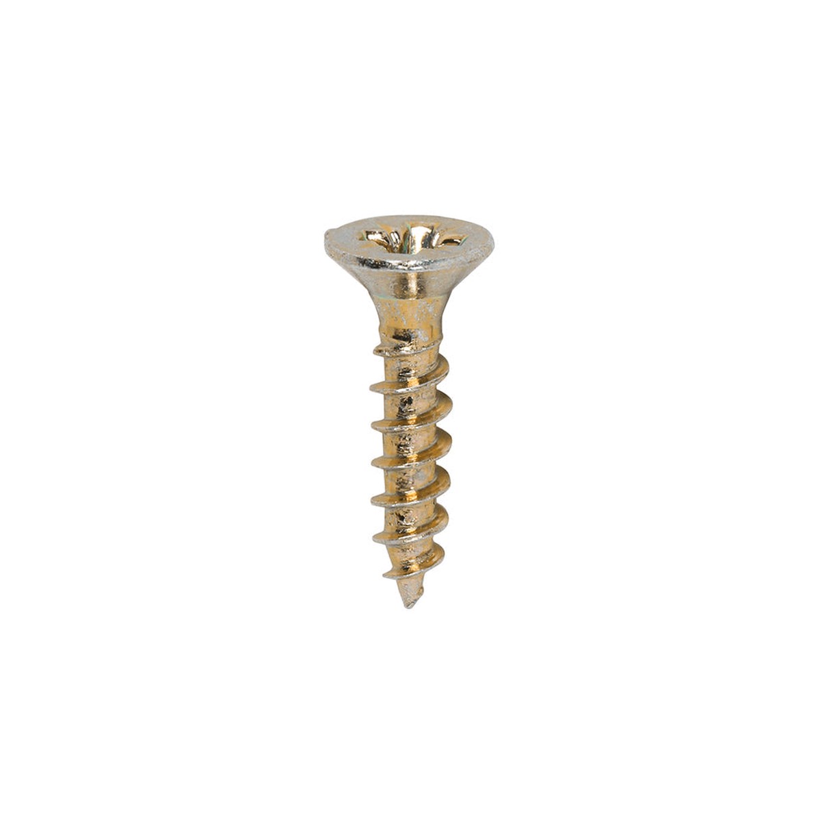 Timco - Classic Multi-Purpose Screws - PZ - Double Countersunk - Yellow 3.5 x 16mm - (200 PCS Box)
