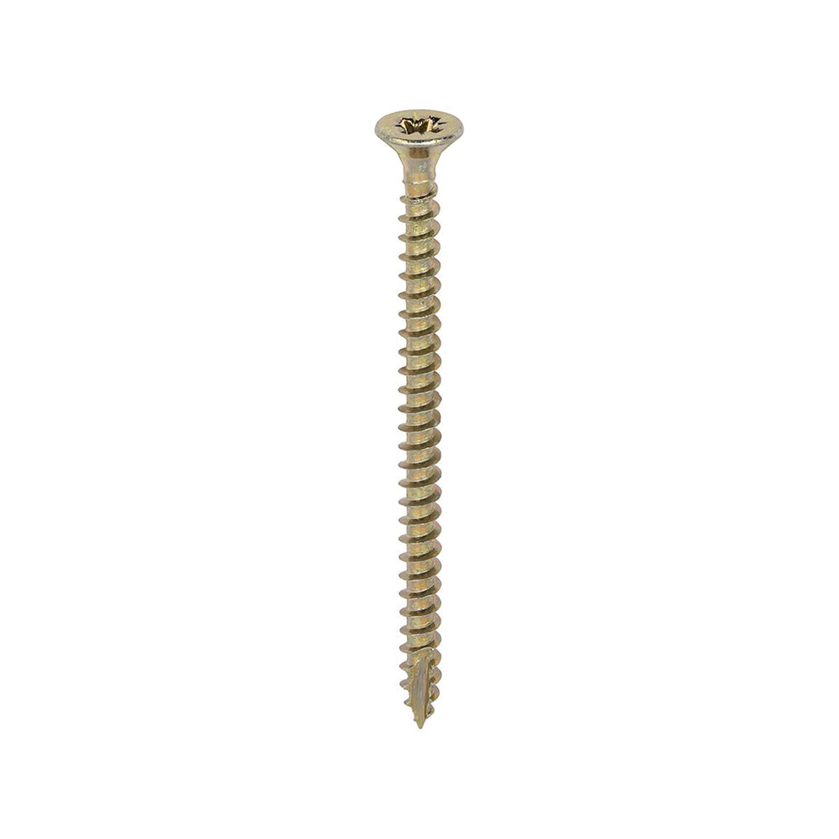 Timco - Classic Multi-Purpose Screws - PZ - Double Countersunk - Yellow 4.0 x 60mm - (200 PCS Box)