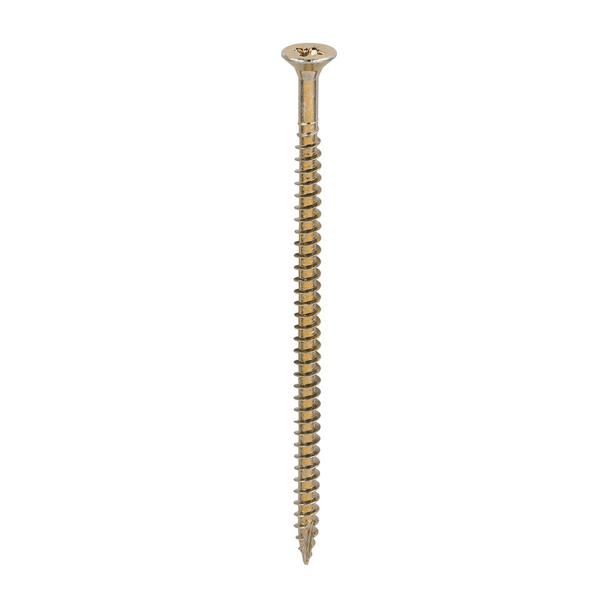 Timco - Classic Multi-Purpose Screws - PZ - Double Countersunk - Yellow 4.0 x 80mm - (200 PCS Box)