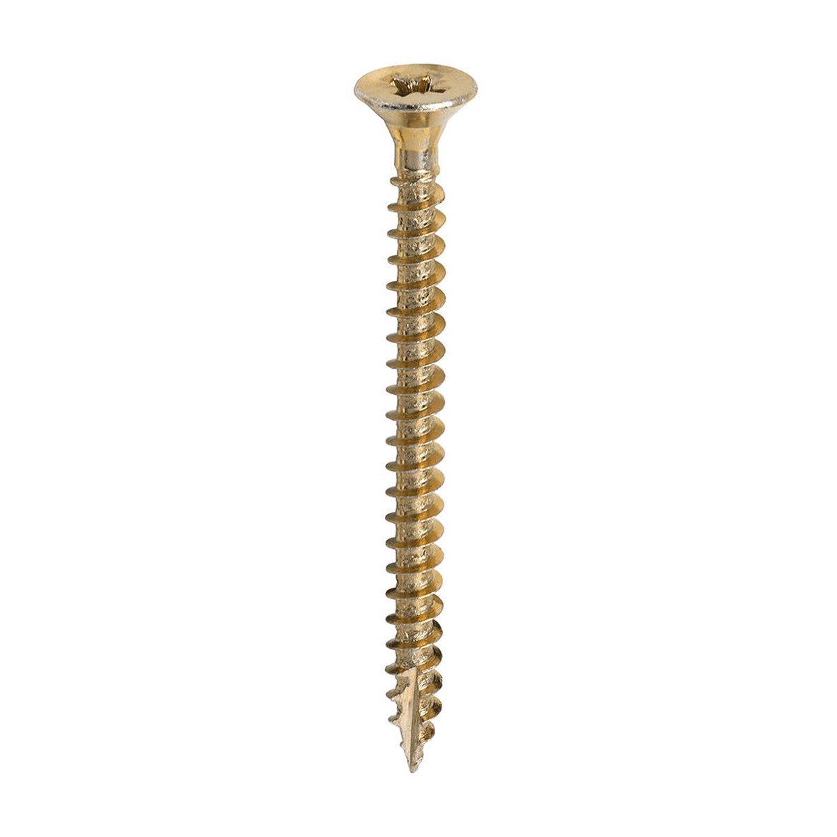 Timco - Classic Multi-Purpose Screws - PZ - Double Countersunk - Yellow 4.5 x 55mm - (200 PCS Box)