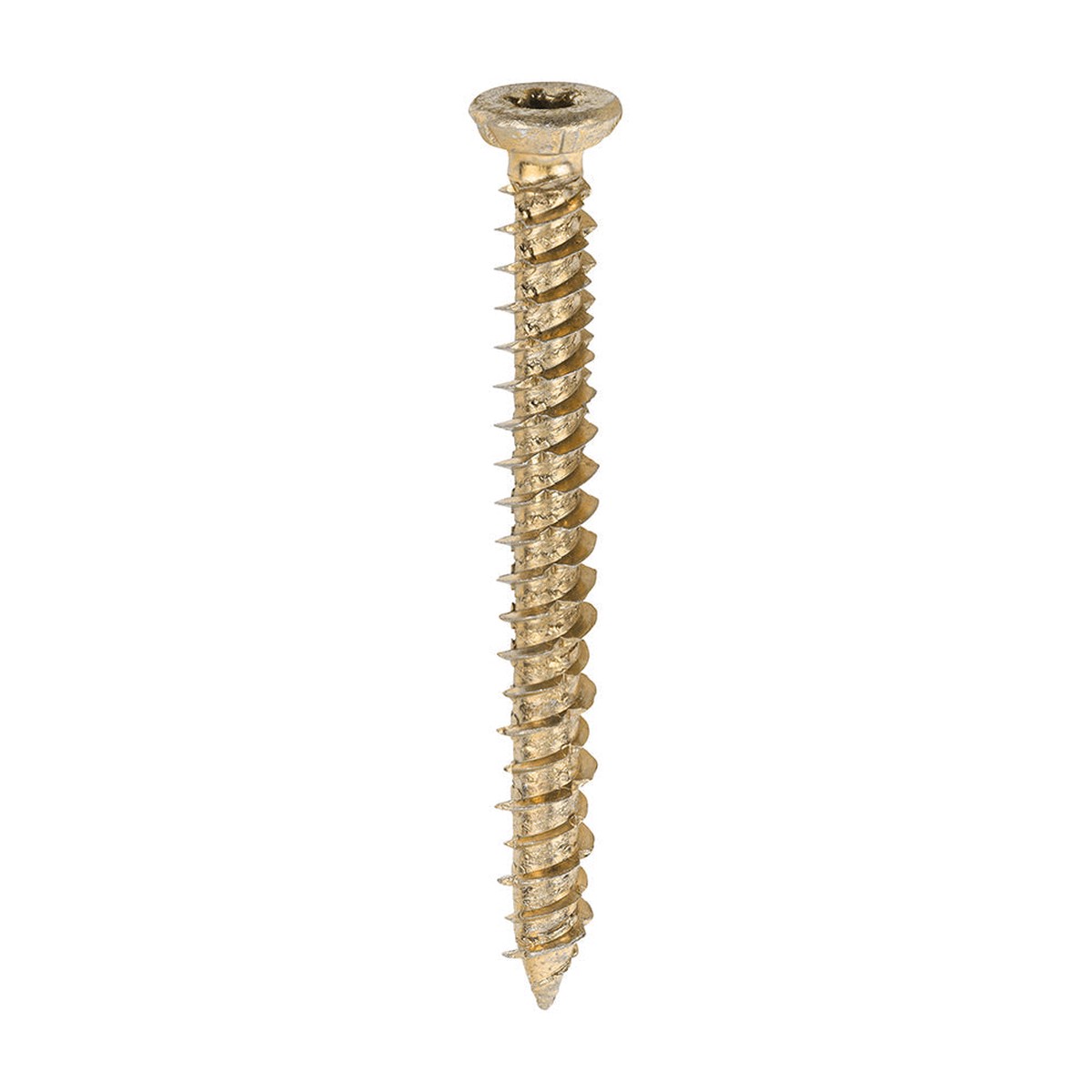 Timco - Concrete Screws - TX - Flat Countersunk - Yellow 7.5 x 70mm - (100 PCS Box)