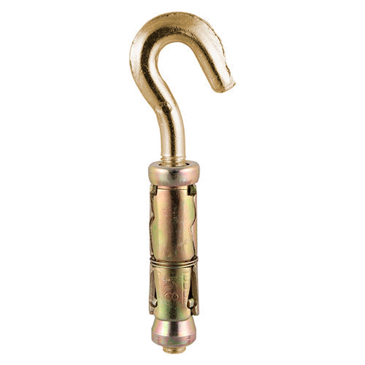 Timco - Forged Hooks with Shield Anchors - Yellow M8 - (2 PCS TIMpac)