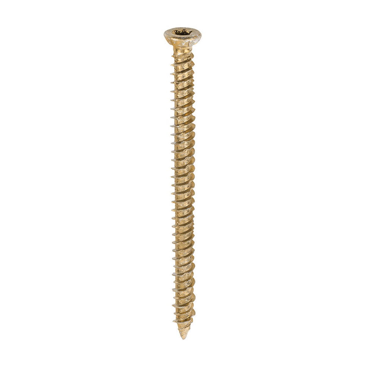 Timco - Concrete Screws - TX - Flat Countersunk - Yellow 7.5 x 100mm - (100 PCS Box)