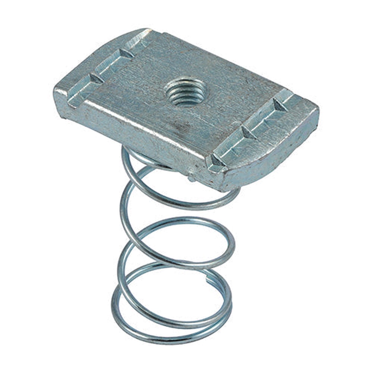 Timco - Channel Nuts Long Spring - Zinc M6 - (100 PCS Box)