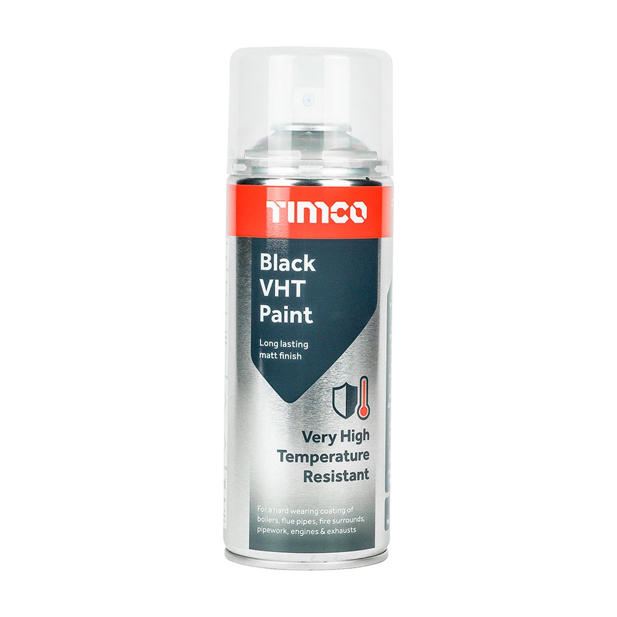 Timco - Black VHT Paint 380ml (1 Each Can)