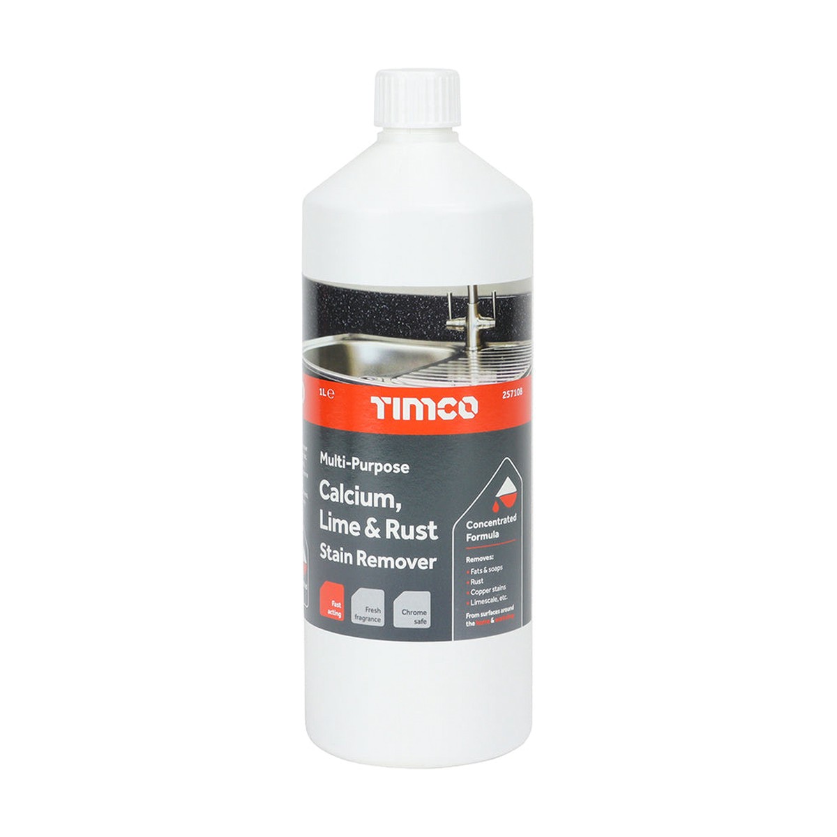 Timco - Calcium, Lime & Rust Remover 1L (1 Each Bottle)