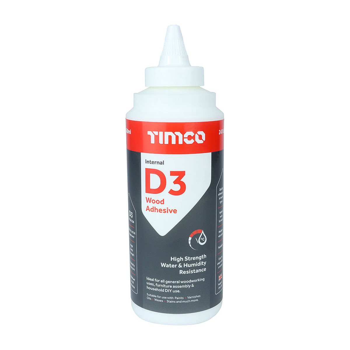 Timco - Internal D3 Wood Adhesive 500ml (1 Each Bottle)