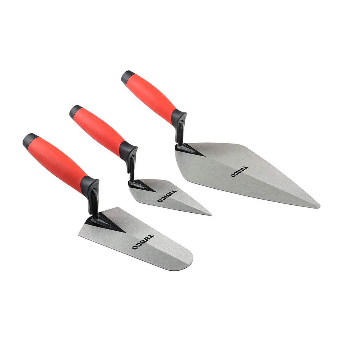 Timco - Brick Trowel Set 3pcs (3 Pieces Blister Pack)