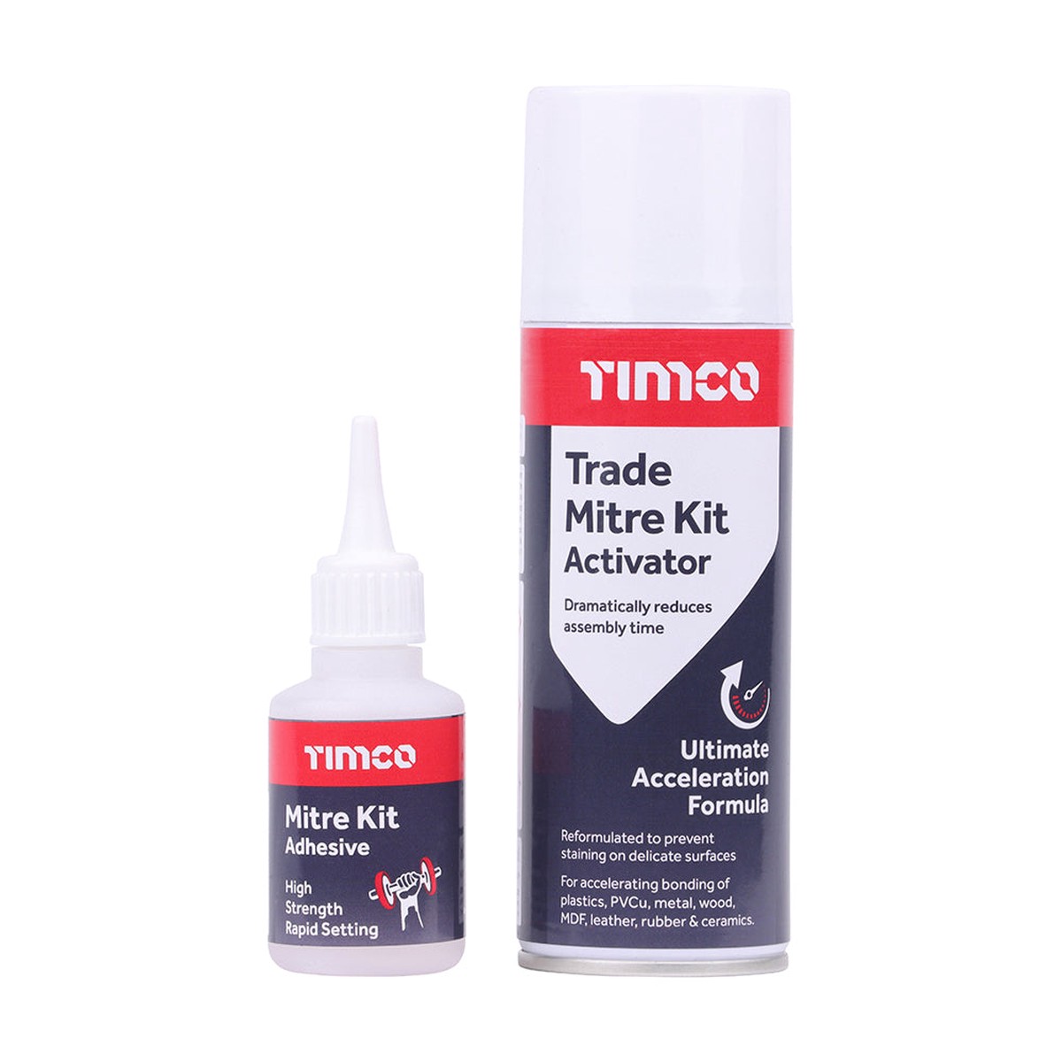 Timco - Trade Instant Bond Mitre Kit 200ml / 50g (1 Each Pack)