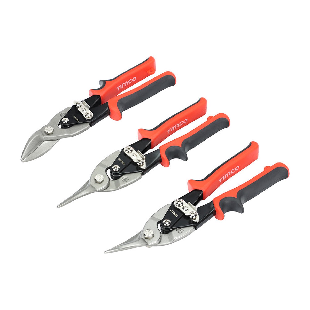 Timco - Aviation Snips Set 3pcs (3 Pieces Blister Pack)