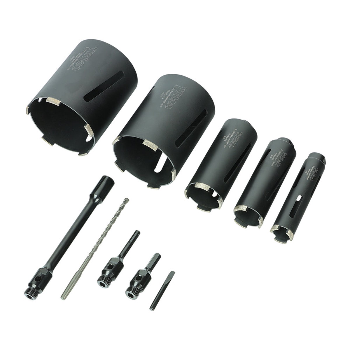 Timco - Dry Diamond Core Drill Kit 5pcs (5 Pieces Case)