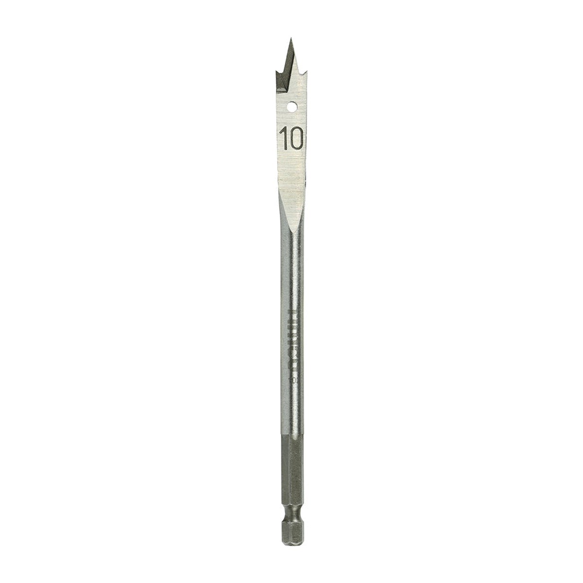 Timco - Flat Wood Bit 10.0 x 152 (1 Each Blister Pack)