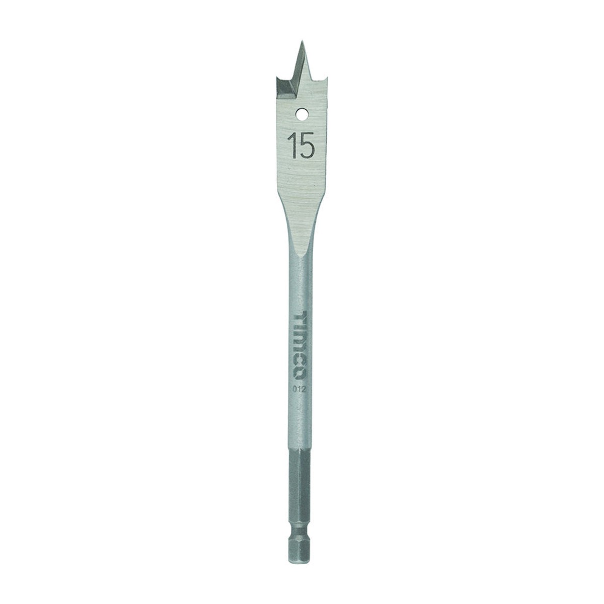 Timco - Flat Wood Bit 15.0 x 152 (1 Each Blister Pack)