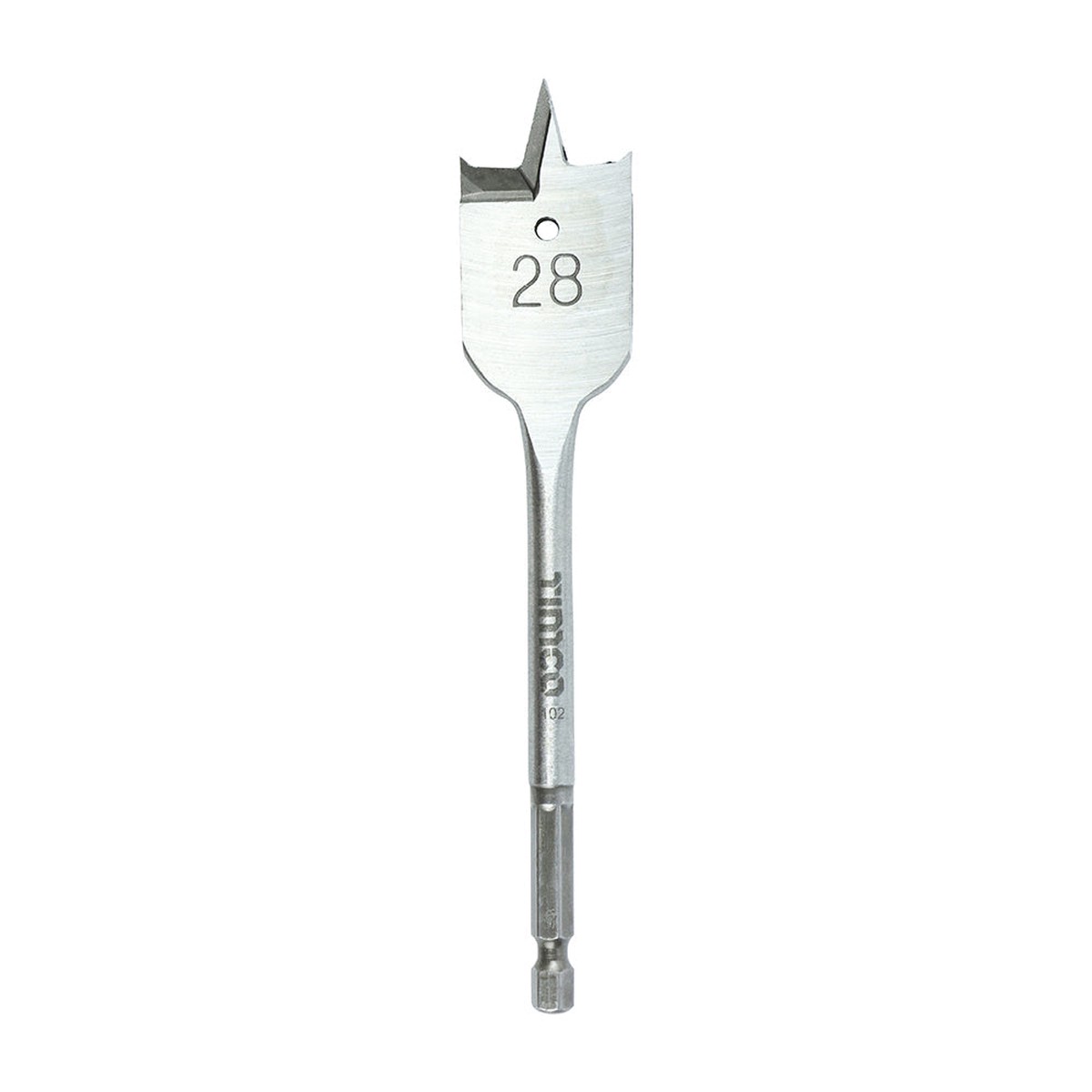 Timco - Flat Wood Bit 28.0 x 152 (1 Each Blister Pack)