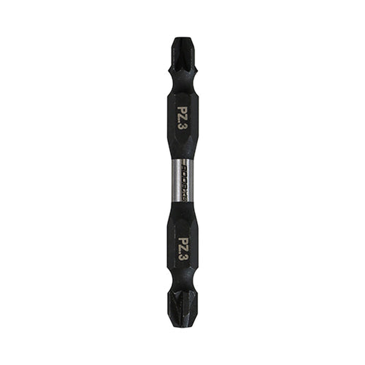 Timco - Impact Driver Bits - PZ - Double Ended No.3 x 65 (2 Pieces Blister Pack)