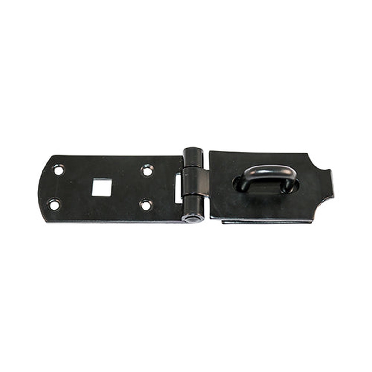 Timco - Secure Bolt On Hasp & Staple - Heavy Duty - Black 10" (1 Each Plain Bag)