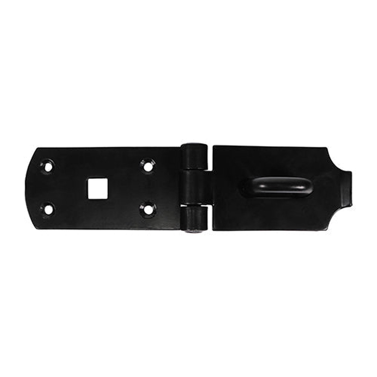 Timco - Secure Bolt On Hasp & Staple - Heavy Duty - Black 8" (1 Each Plain Bag)