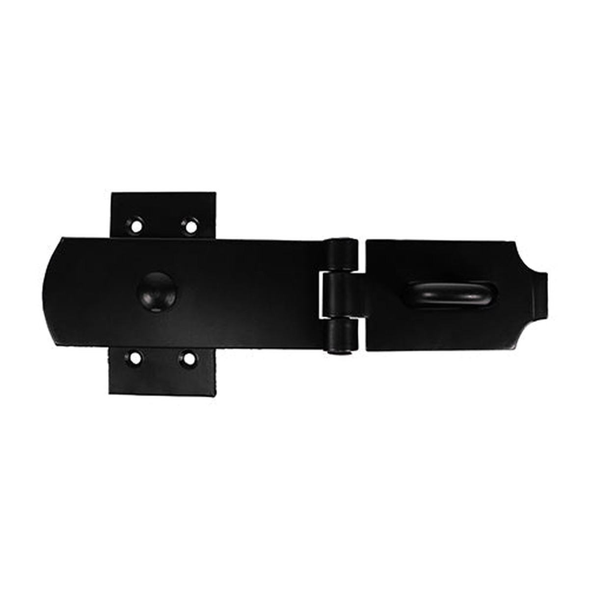 Timco - Swivel Pattern Hasp & Staple - Heavy Duty - Black 8" (1 Each Plain Bag)